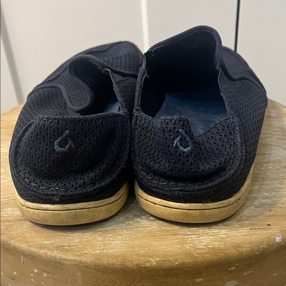 Olukai Men's Nohea Mesh Navy Blue Slip-On Shoes - Picture 7 of 7